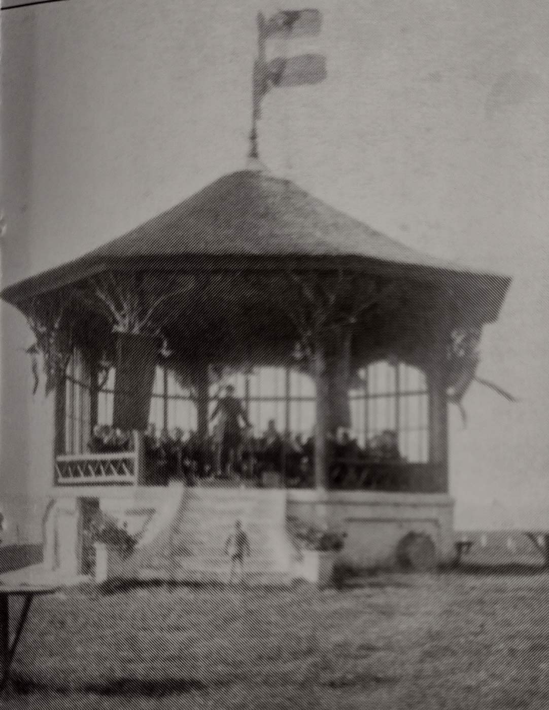 Concert in de muziekkoepel, 1911