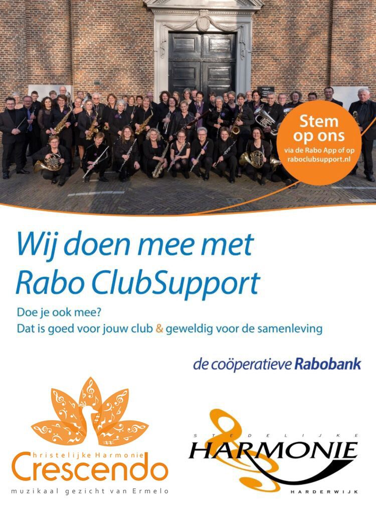 Steun ons met Rabo Club Support